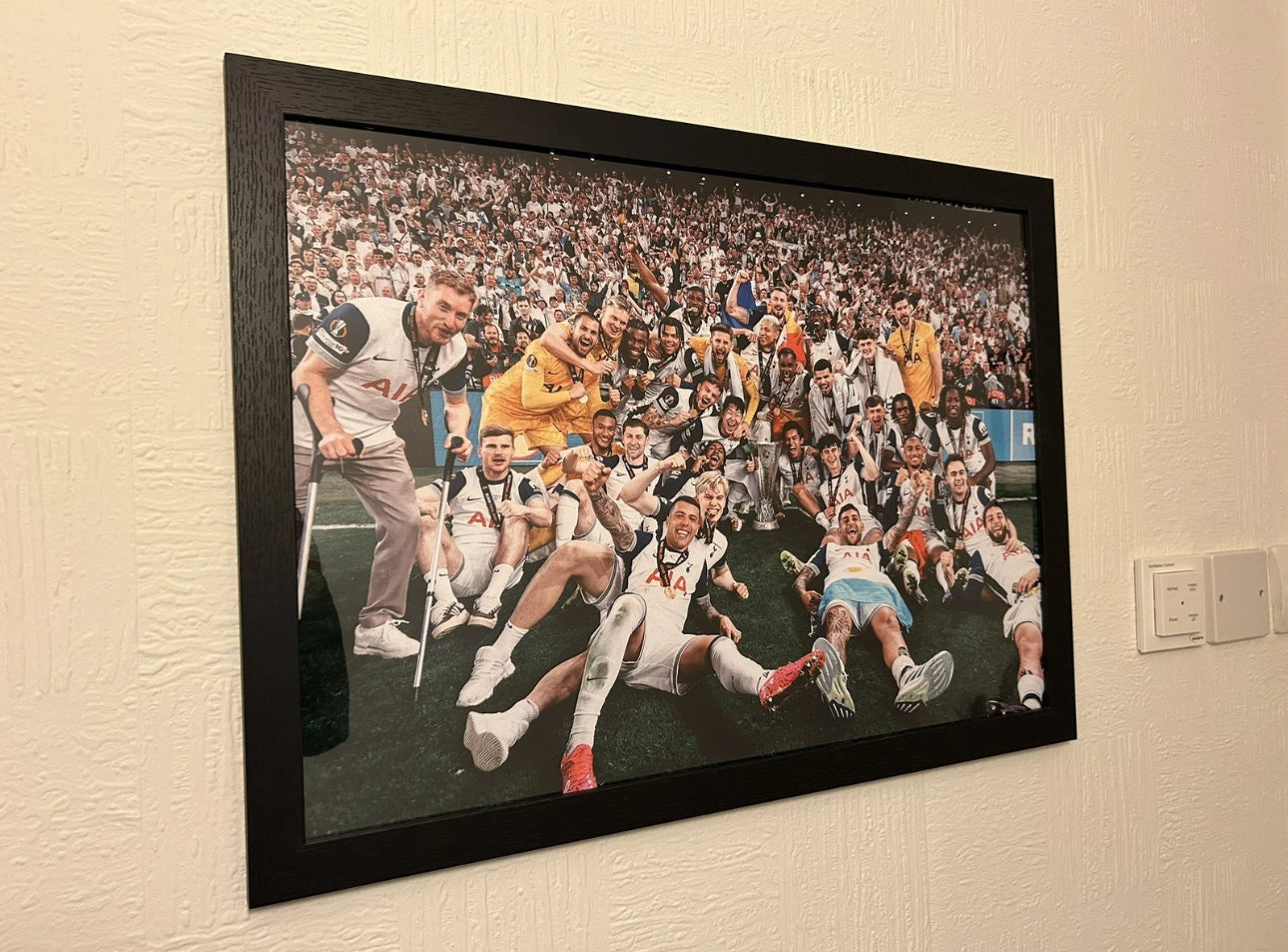 Tottenham Europa League 2025 Winners Poster - A1-5 Frame Option