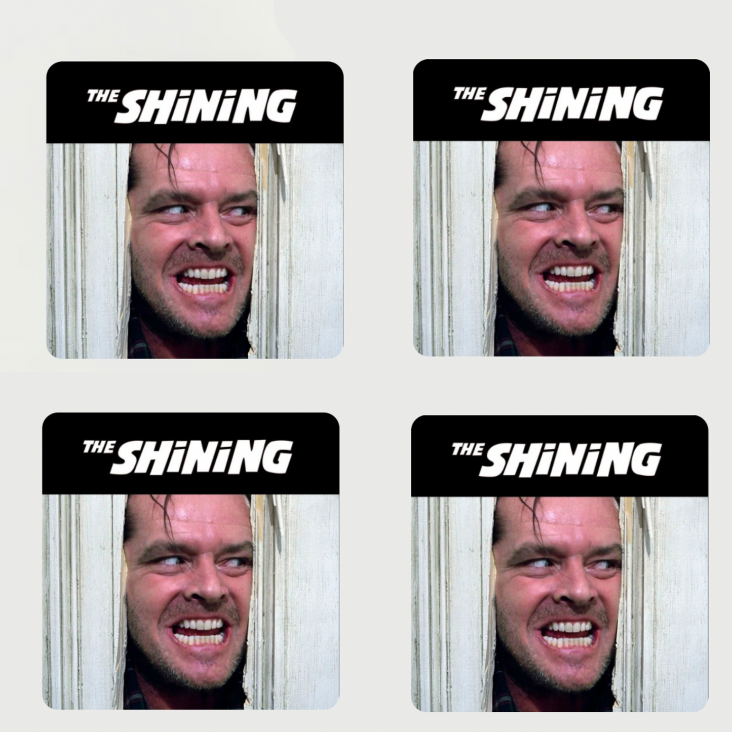 Horror Movie 4 Coaster Sets - Freddy - Jason - The Shining - Halloween plus many more!