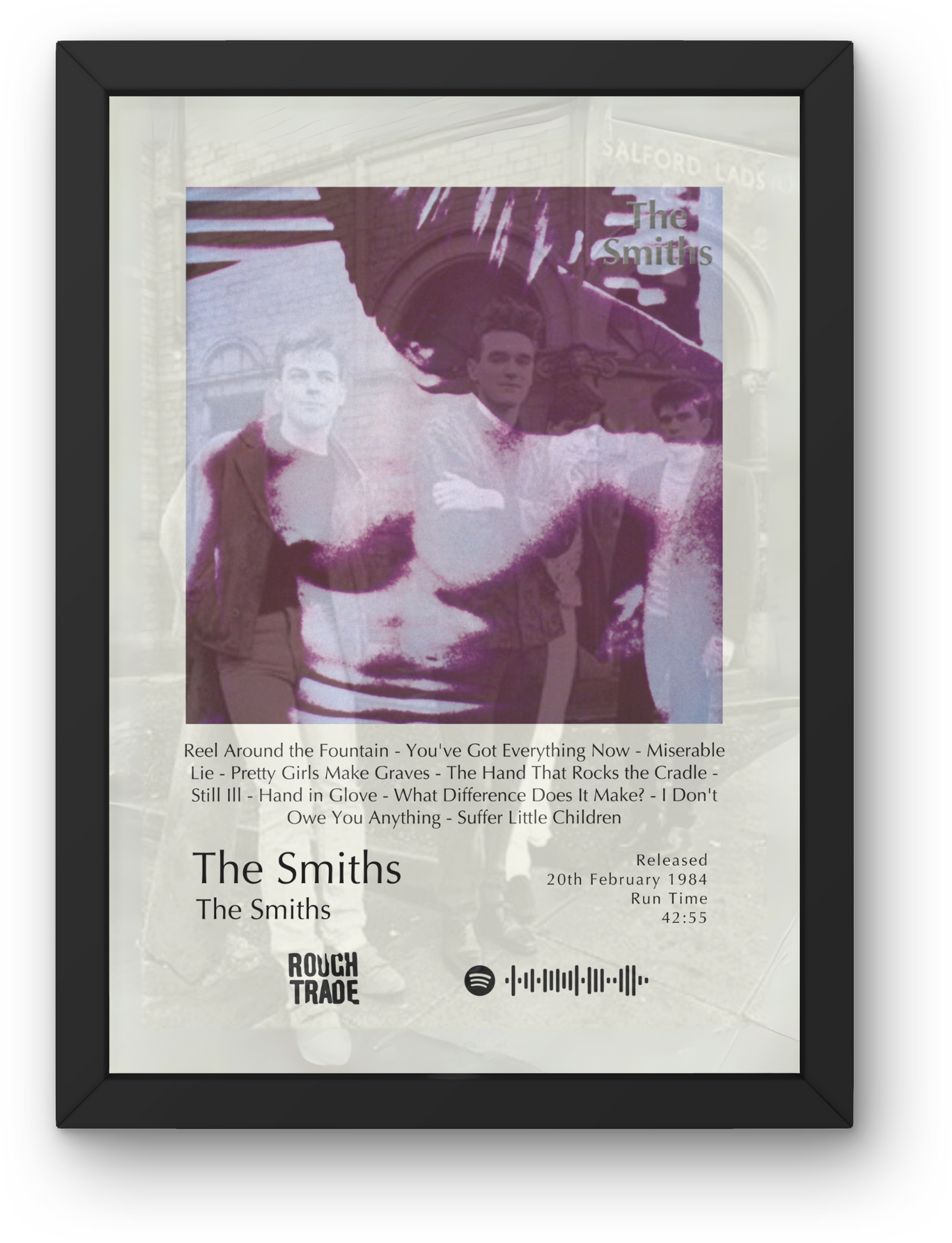 The Smiths Album Posters - All Four Available - A1 to A5 w/frame option