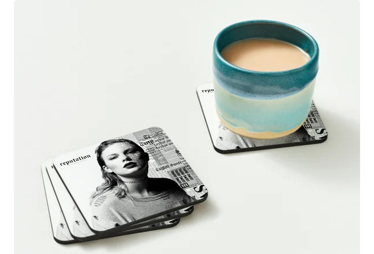 Taylor Swift Album Coaster Sets - Multiple Pack Sizes - Midnights 1989