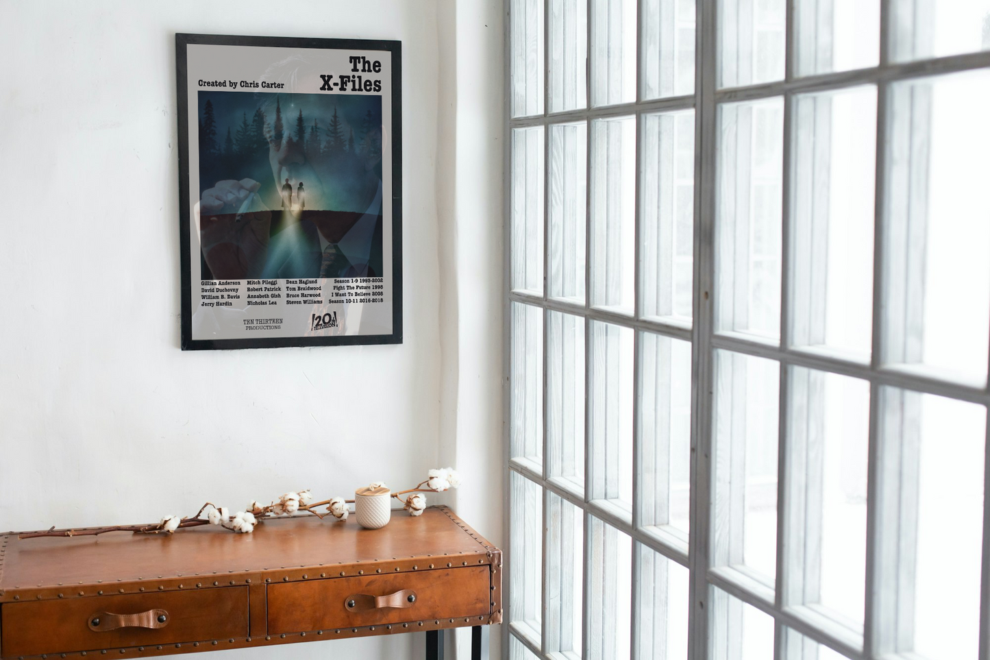 The X Files Poster A1-5 Frame Option Mulder Scully