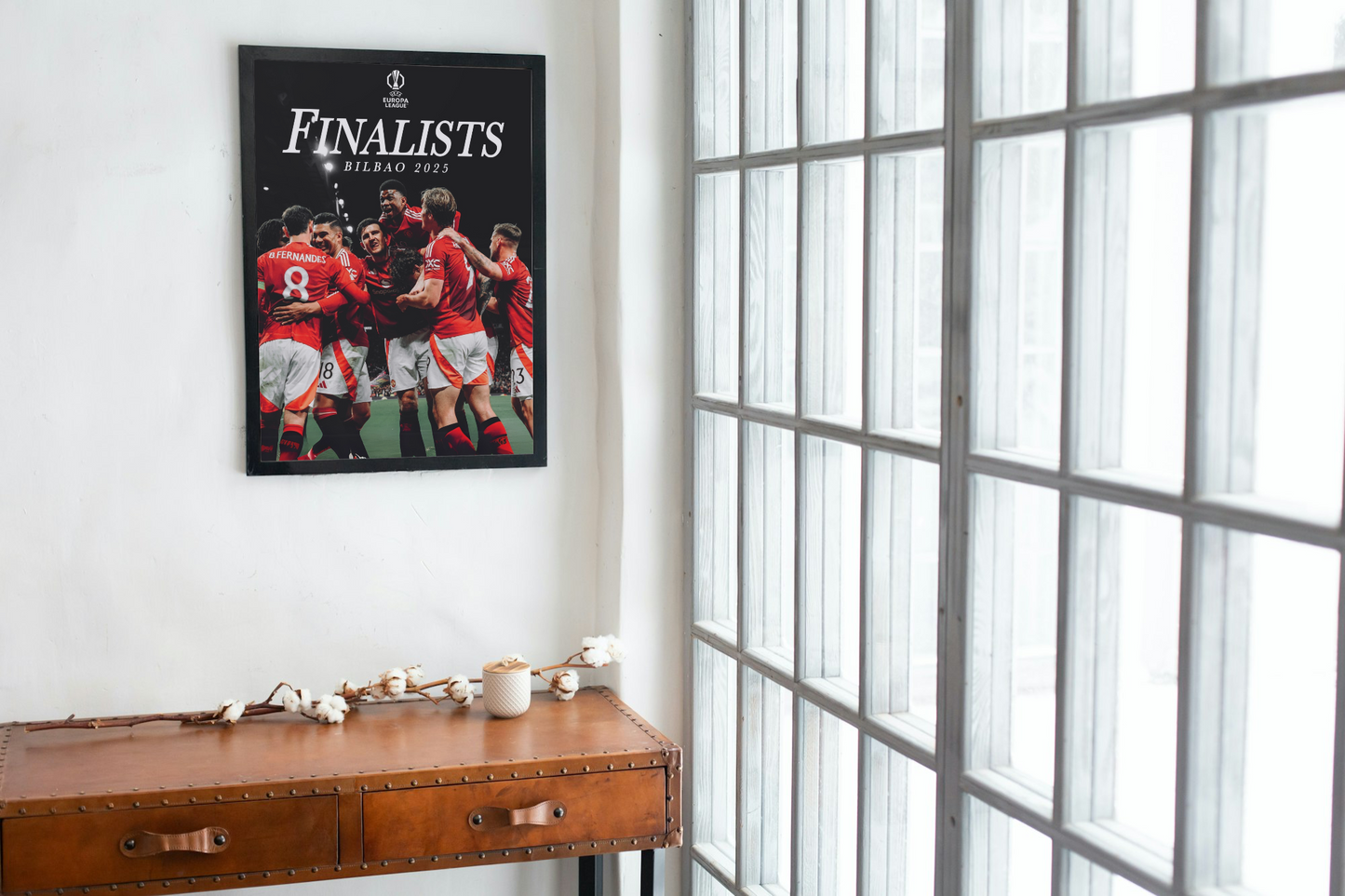 Man United Europa League Finalists Poster A1-5 Frame Option