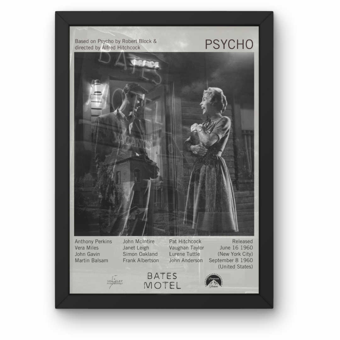 Horror Movie Posters A1-A5 with Frame Option - Texas Chainsaw - Halloween - Silence of the Lambs + Many More