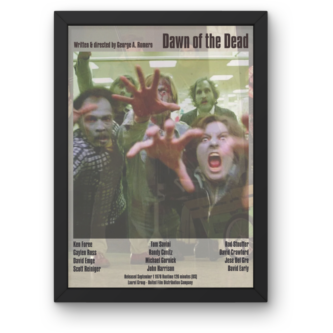 Horror Movie Posters A1-A5 with Frame Option - Texas Chainsaw - Halloween - Silence of the Lambs + Many More