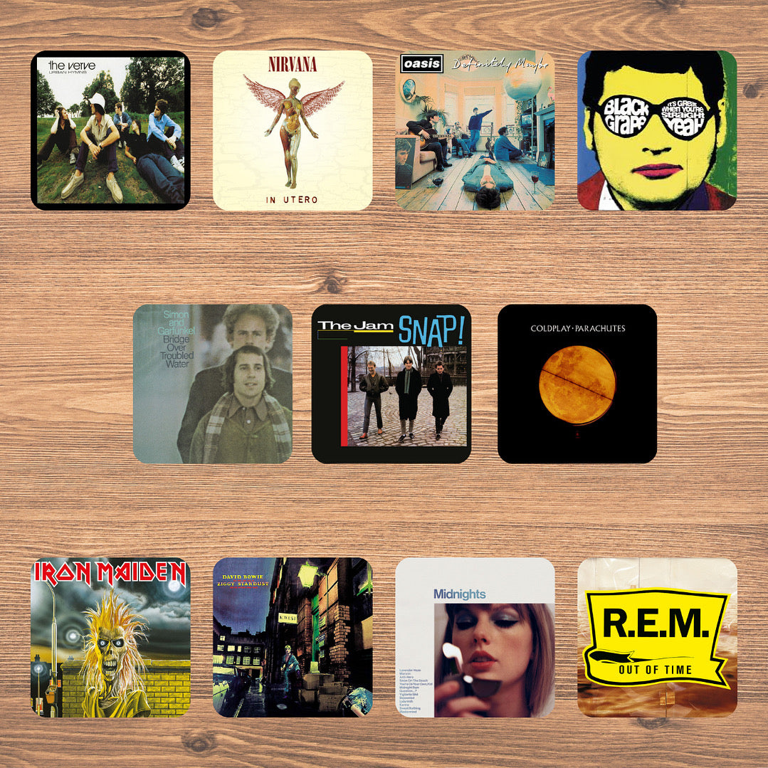 Coasters - all themes music, movie, sport