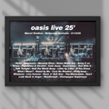 Oasis Melbourne Setlist Print - All Dates