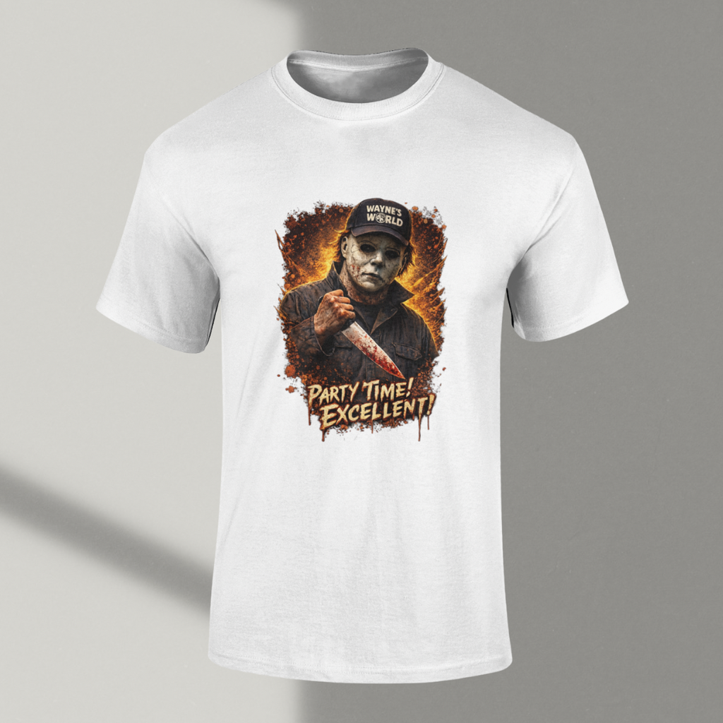 Michael Myers Wayne’s World Parody T Shirt