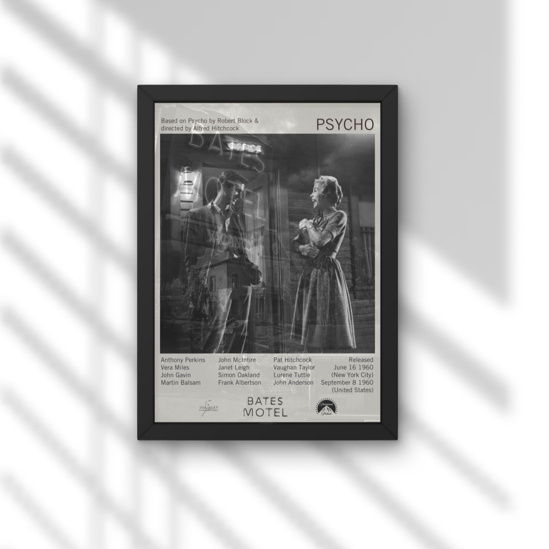 Psycho 1960 Movie Print