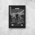 DIGITAL Oasis Los Angeles Setlist Print - Both Dates