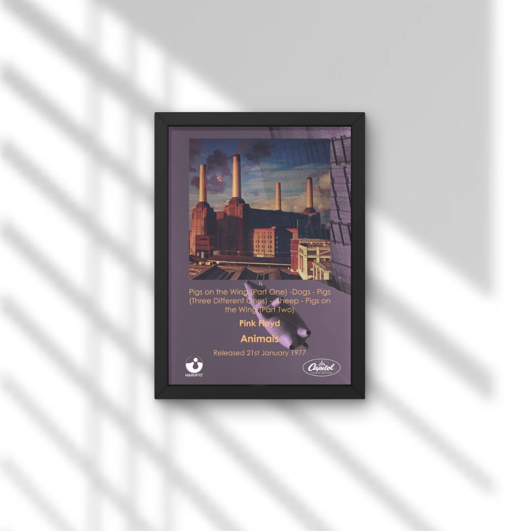 Pink Floyd Animals Album Print