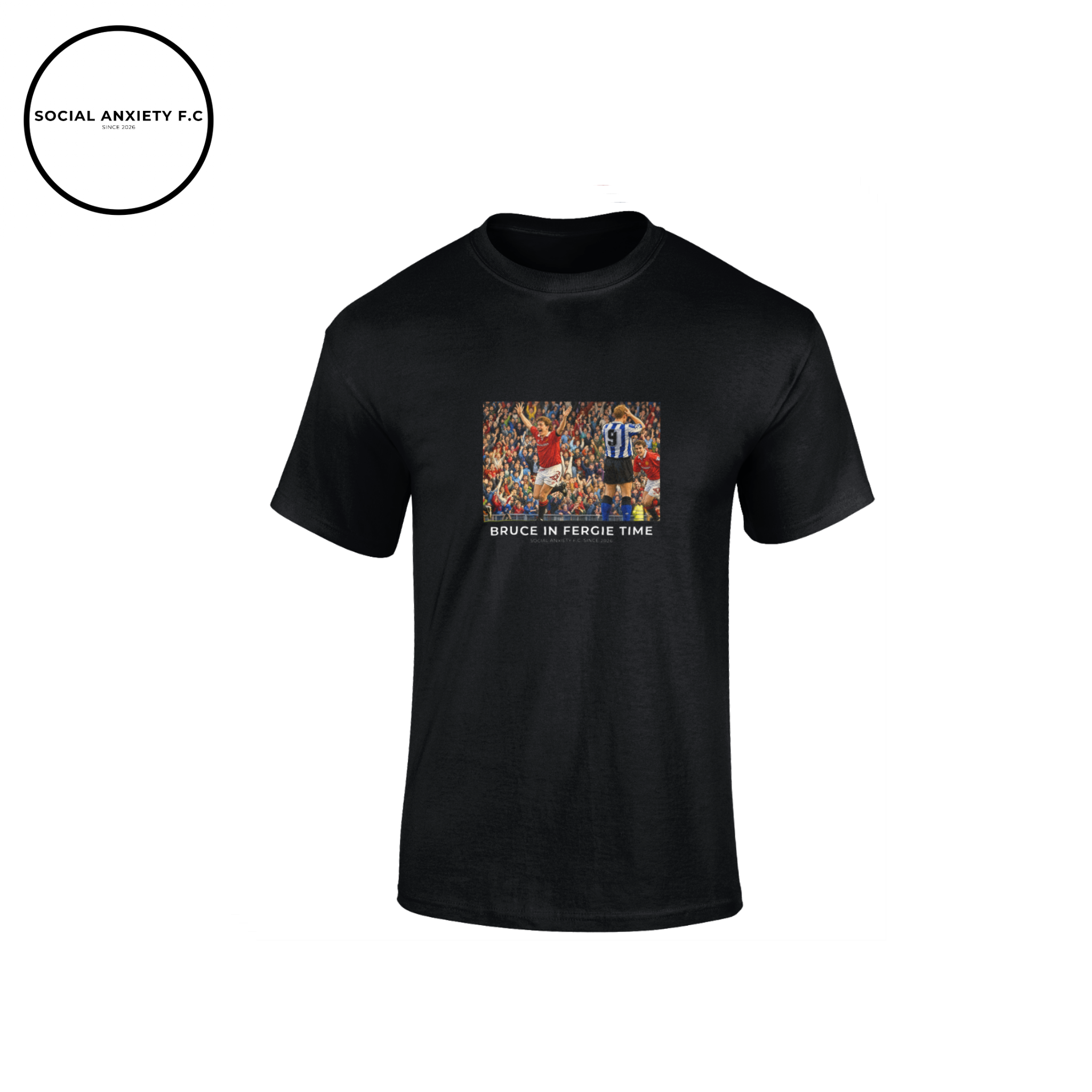 Bruce in Fergie Time// T-Shirt by Social Anxiety F.C.