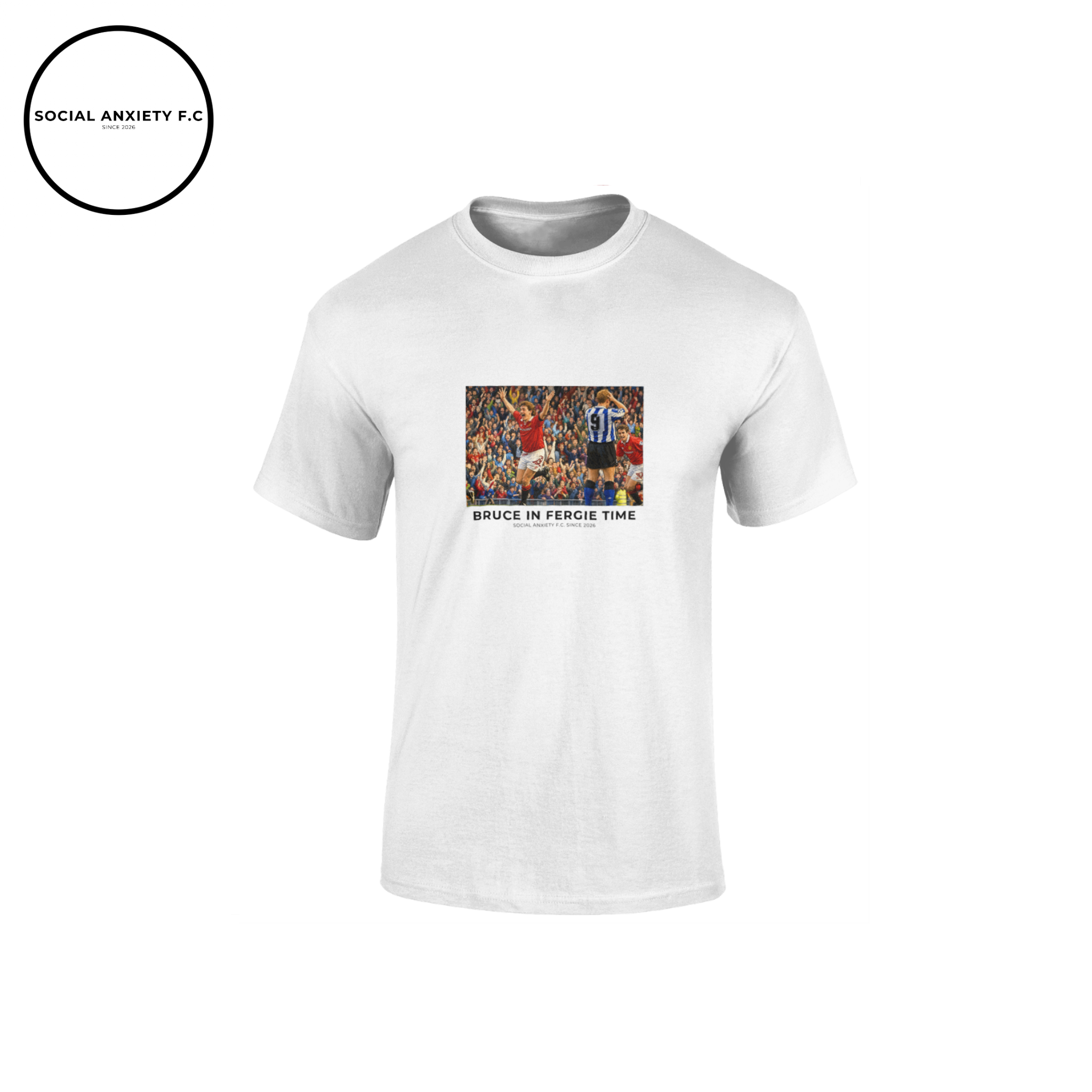 Bruce in Fergie Time// T-Shirt by Social Anxiety F.C.