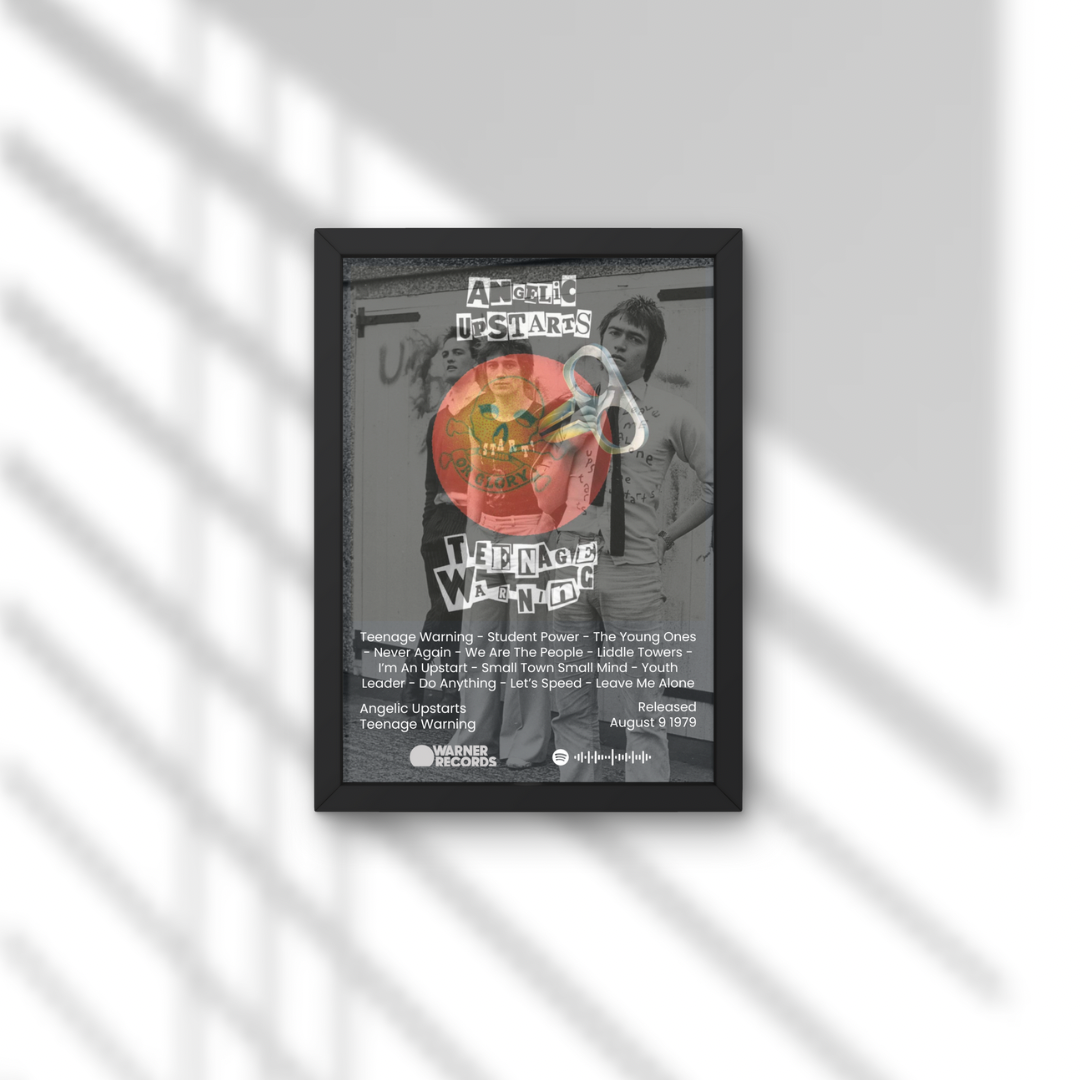 Angelic Upstarts Teenage Warning Album Print