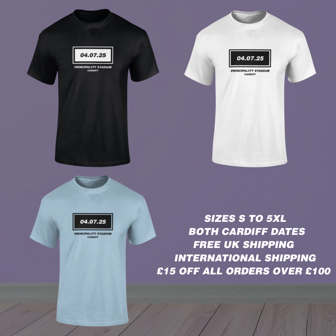 Oasis Cardiff T Shirt - Both Dates