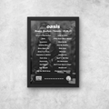 DIGITAL Oasis Toronto Setlist Print - Both Dates