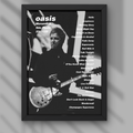 Oasis São Paulo Brazil 23/11/25 Setlist Print