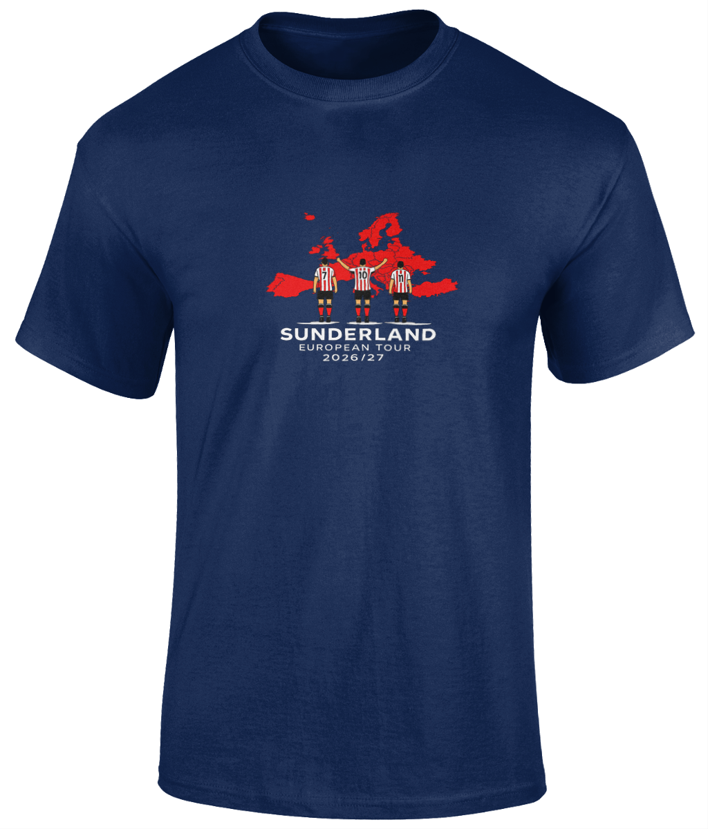 Sunderland European Tour // T-Shirt by Social Anxiety F.C.