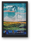 Oasis Dublin Setlist Print - Both Dates