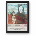 Spirited Away 6 Coaster Set Anime Studio Ghibli Japanese Animation Sci-fi Manga