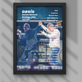 Oasis Santiago Chile Setlist Print