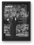 Oasis Wembley DIGITAL Setlist Print - All Dates
