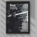 Oasis Sydney DIGITAL Setlist Print - Night Two 8th Nov