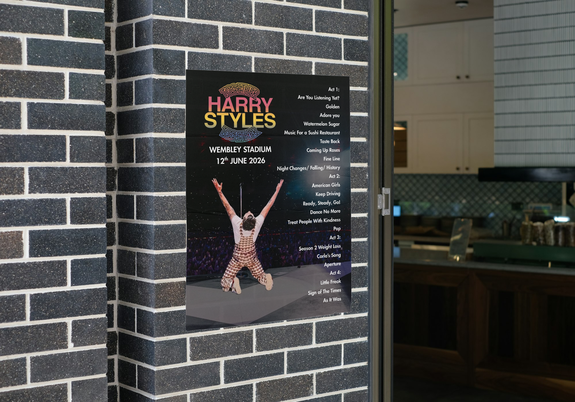 Harry Styles Wembley Setlist Prints - All Dates