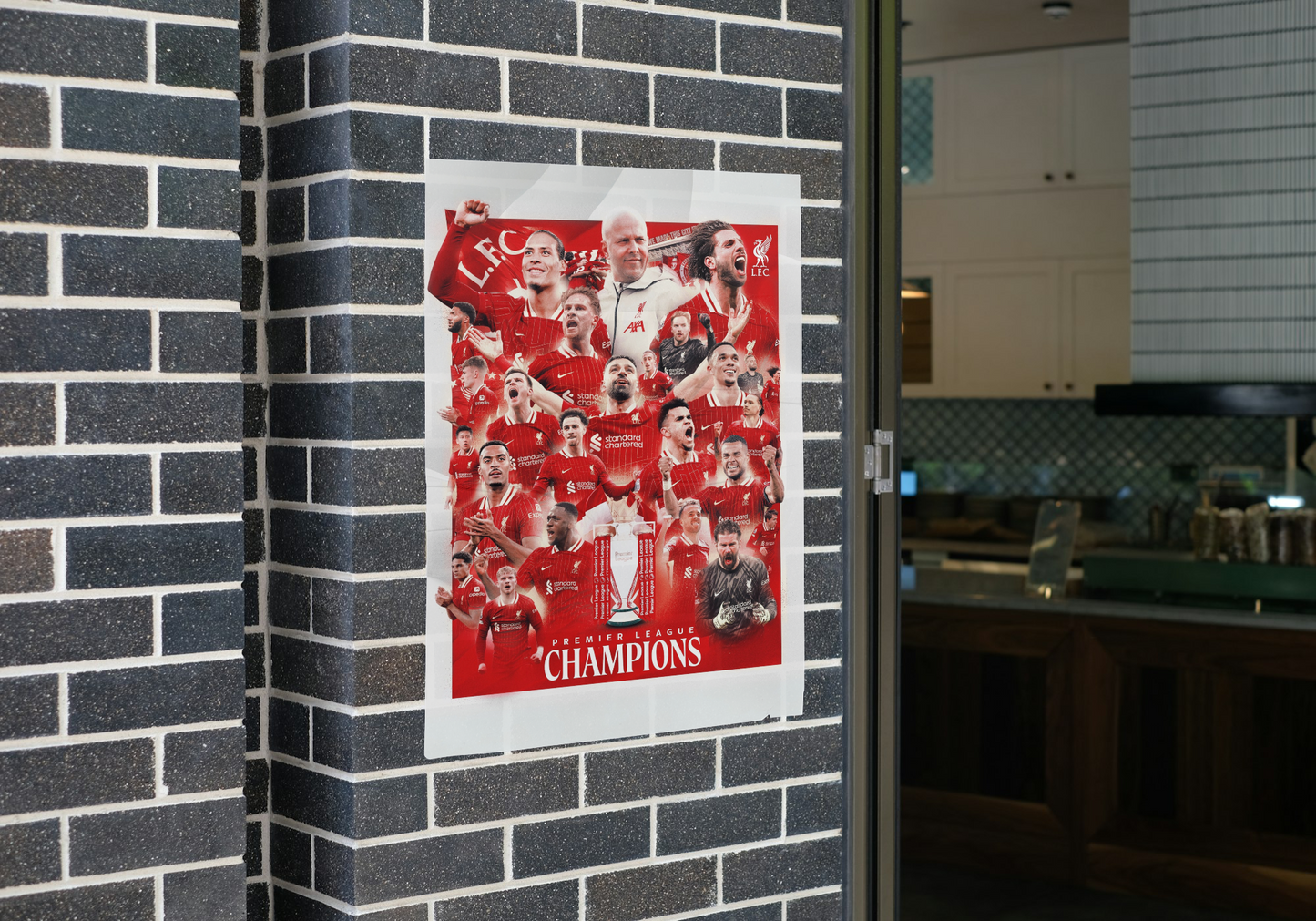 Liverpool Champions 24/25 Season A1-5 with frame option