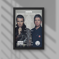 Oasis Melbourne DIGITAL Setlist Print - All Dates
