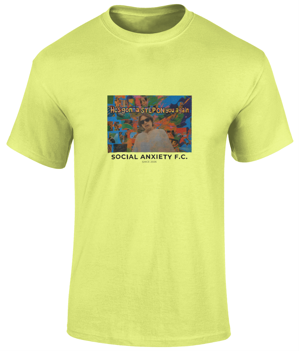 STEP ON HAPPY MONDAYS // T-Shirt by Social Anxiety F.C.