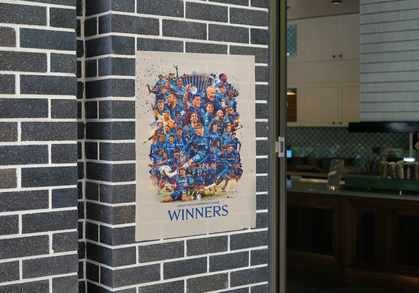 Chelsea Europa Conference Winners 2025 Poster - A1-5 Frame Option