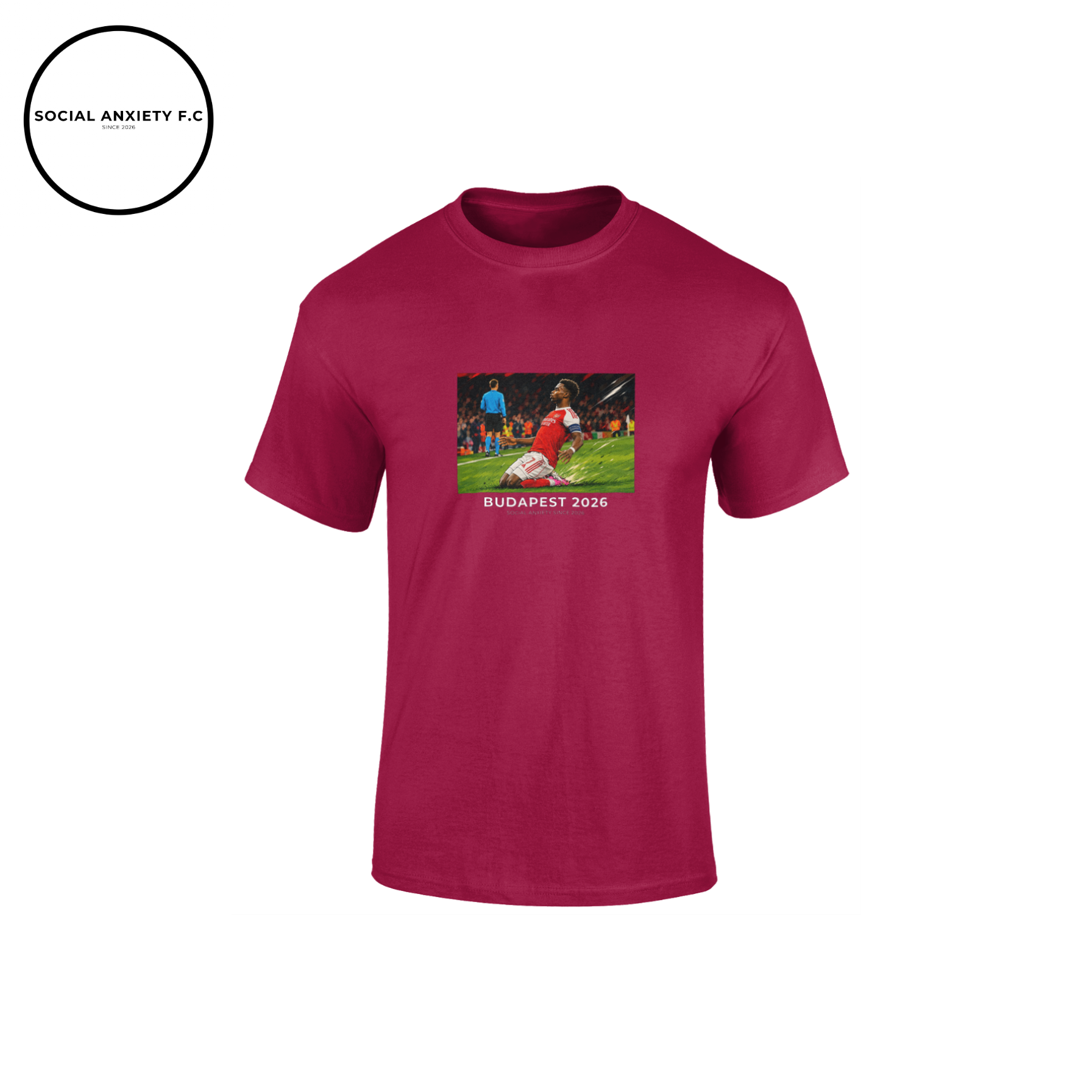 Arsenal Budapest 2026 // T-Shirt by Social Anxiety F.C.