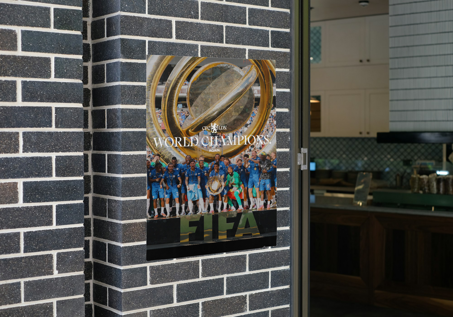 Chelsea Club World Cup Winners Poster | A1-5 Frame Option|