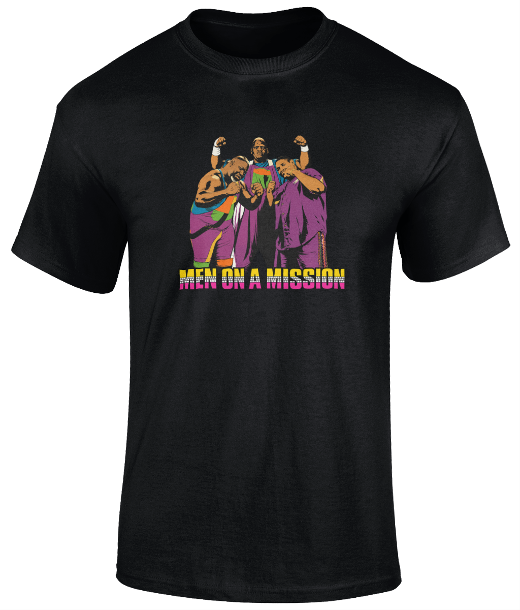 Men On A Mission Wrestling T-Shirt