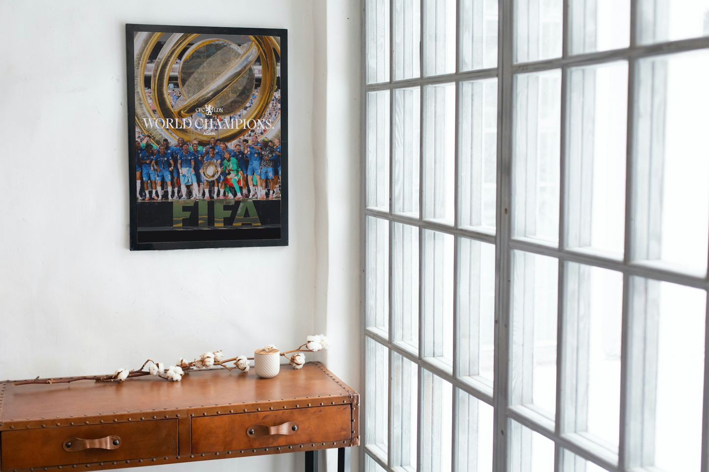 Chelsea Club World Cup Winners Poster | A1-5 Frame Option|