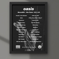Oasis São Paulo Brazil 22/11/25 Setlist Print