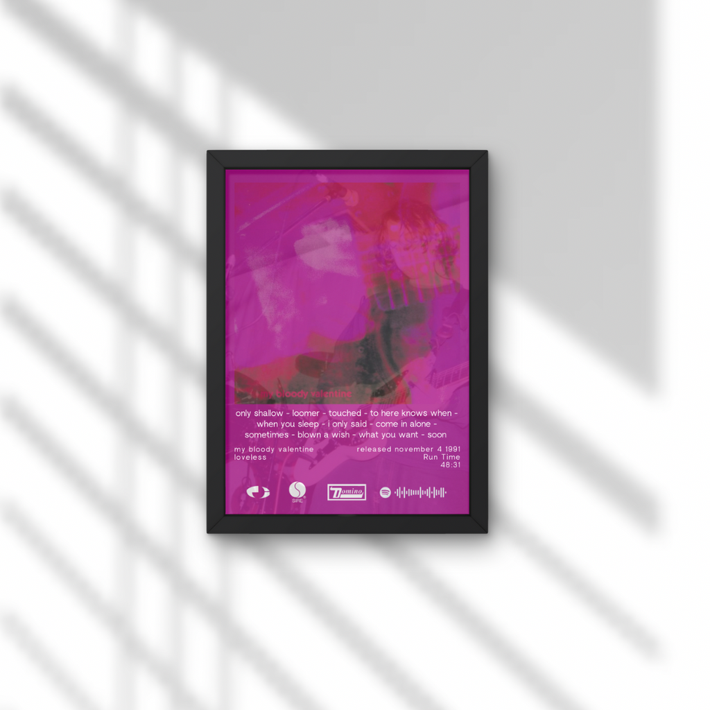 My Bloody Valentine Loveless Album Print