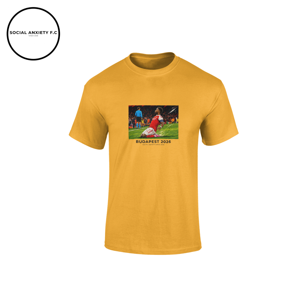 Arsenal Budapest 2026 // T-Shirt by Social Anxiety F.C.