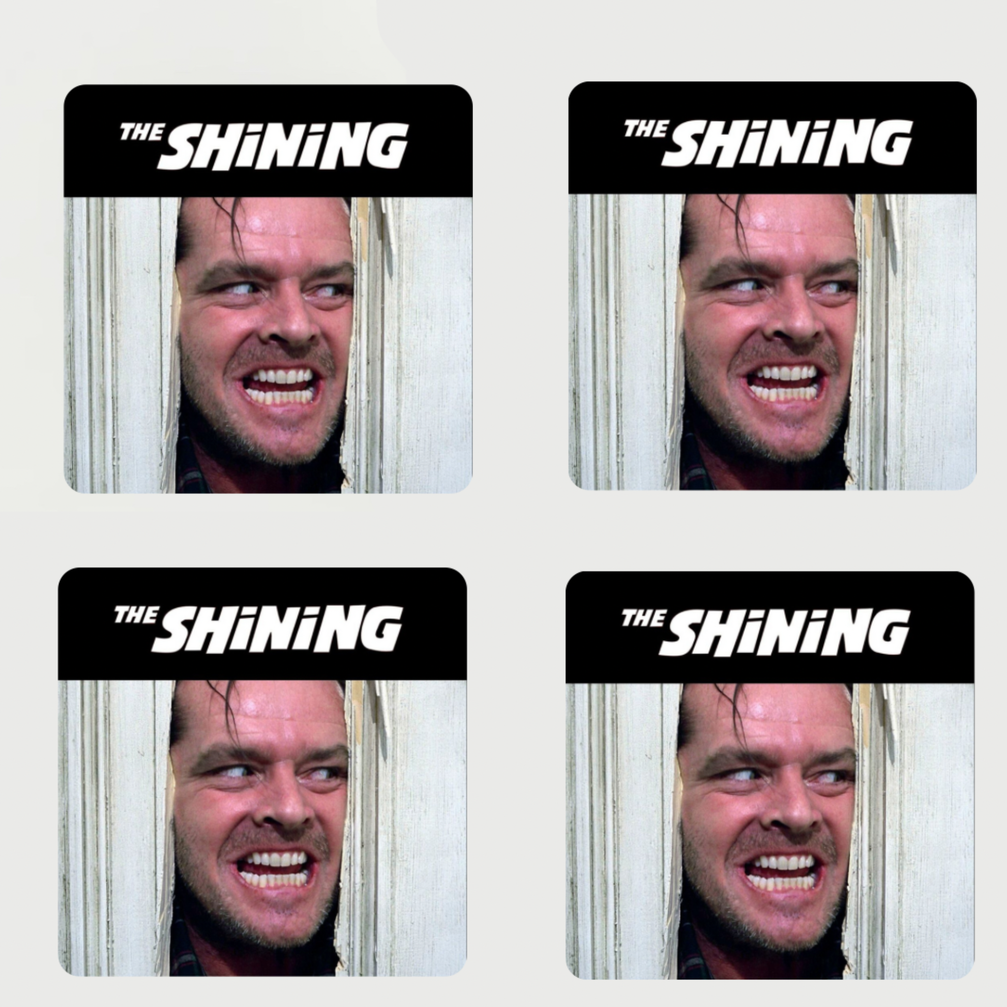 Horror Movie 4 Coaster Sets - Freddy - Jason - The Shining - Halloween plus many more!