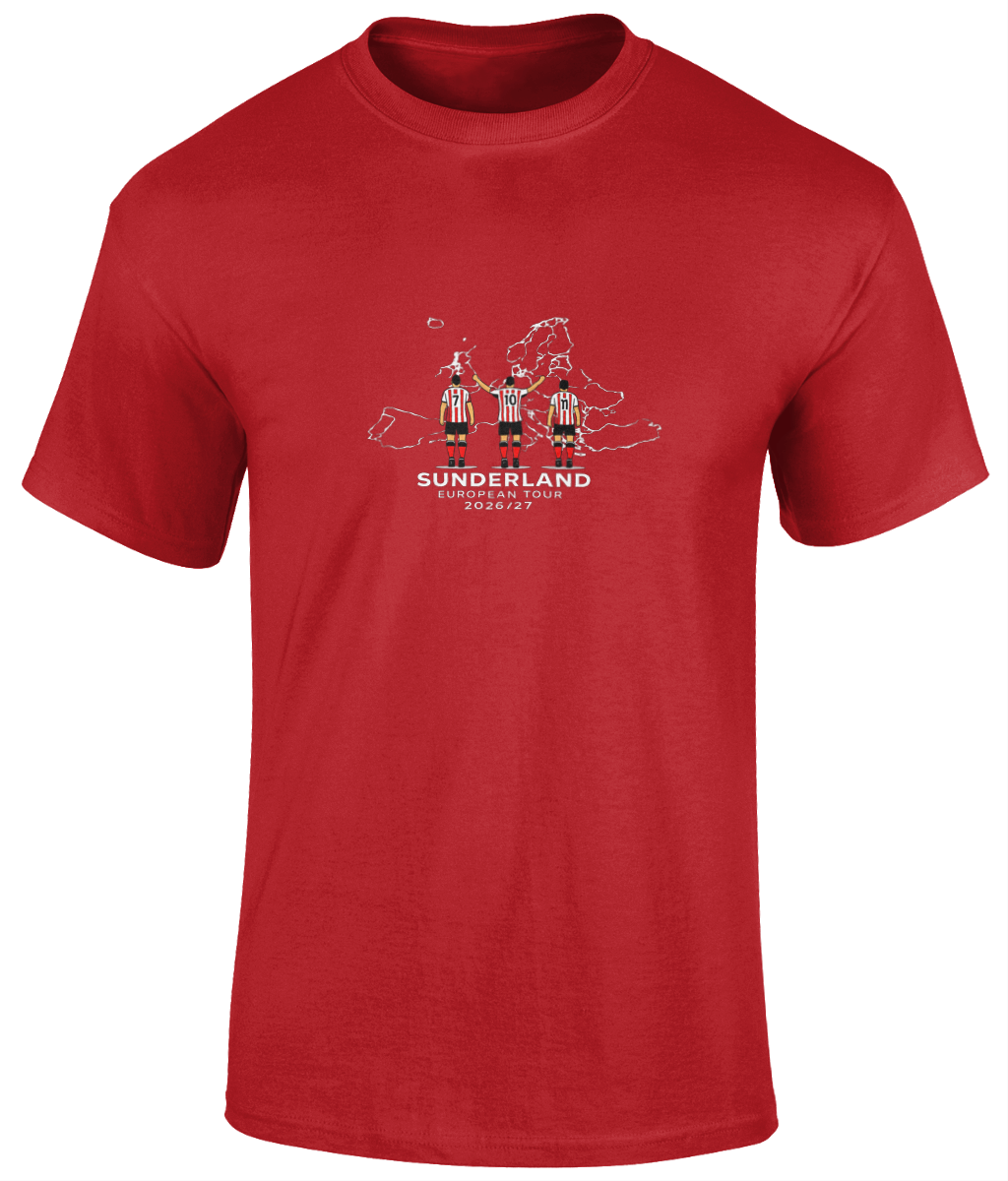 Sunderland European Tour // T-Shirt by Social Anxiety F.C.