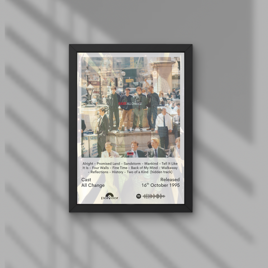 Cast All Change Album Print