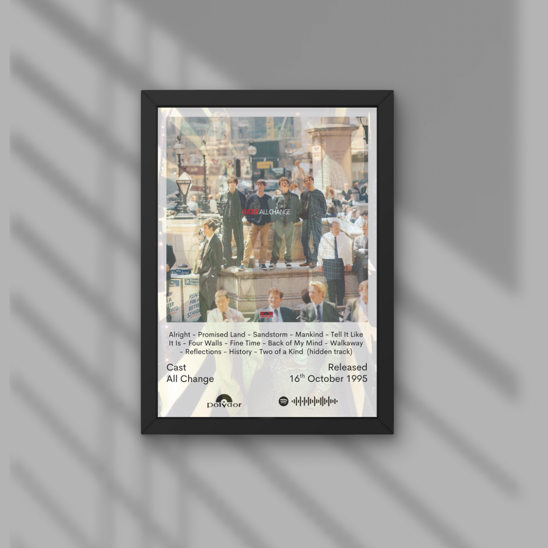 Cast All Change Album Print