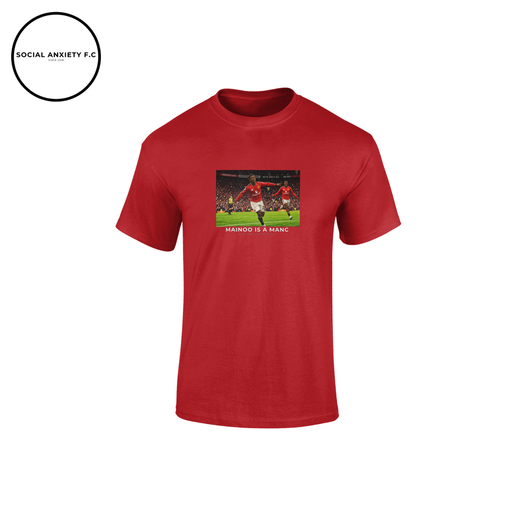 Mainoo is a Manc // T-Shirt by Social Anxiety F.C.