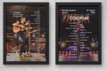 Coldplay 2025 WEMBLEY 31st Aug NIGHT SIX - Setlist Poster - A1 to A5 frame Option