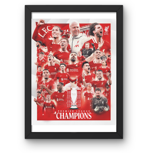 Liverpool Champions 24/25 Season A1-5 with frame option