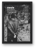 DIGITAL Oasis East Rutherford Setlist Print - Both Dates