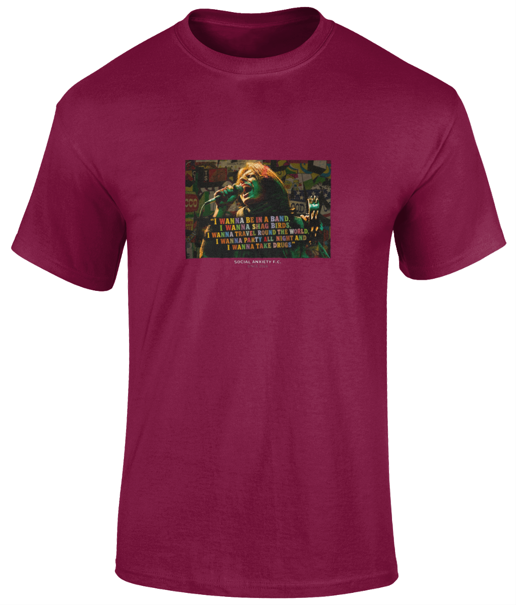 SHAUN RYDER QUOTE // T-Shirt by Social Anxiety F.C.