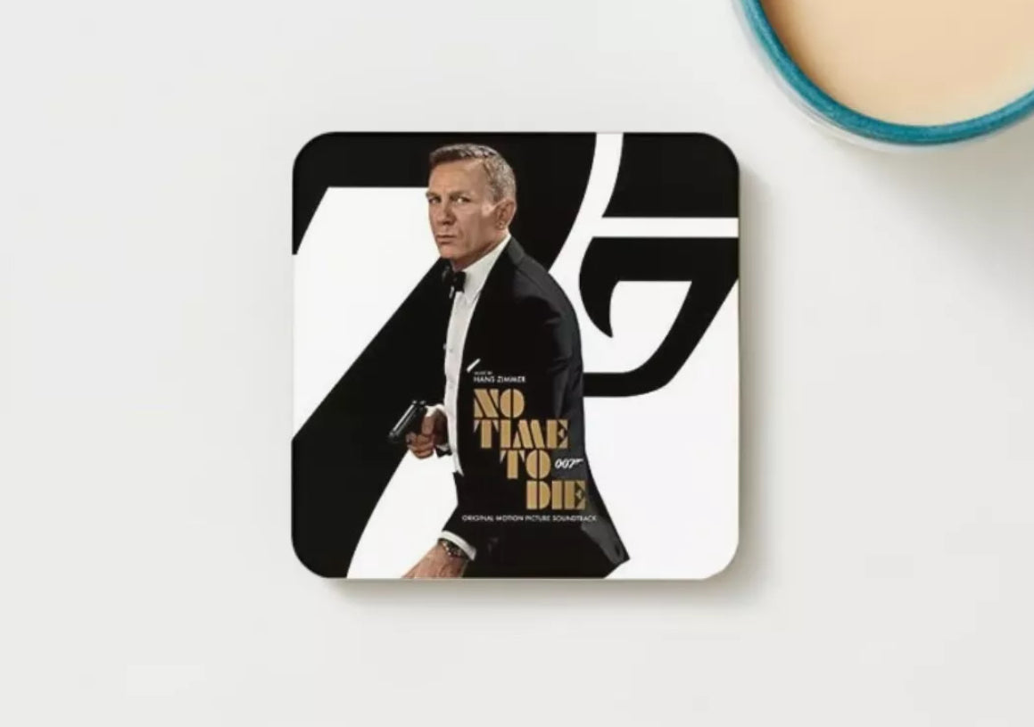 James Bond coaster sets various pack sizes! You Choose Film! 007 Connery Moore