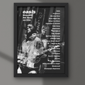 Oasis São Paulo Brazil 22/11/25 Setlist Print