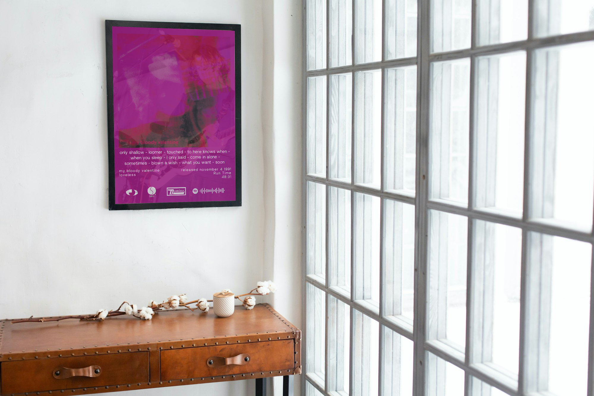 My Bloody Valentine Loveless Album Print